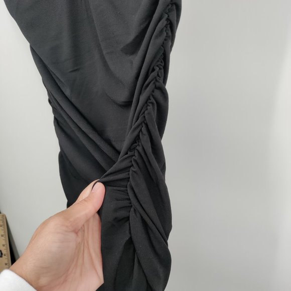 Forever 21 Bodycon Halter Mini Knit Dress, Black, Medium - Picture 11 of 11